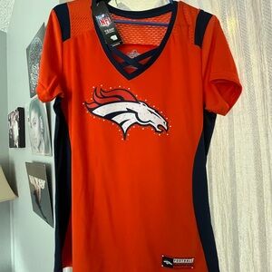 NFL Team Apparel Orange Broncos T-Shirt